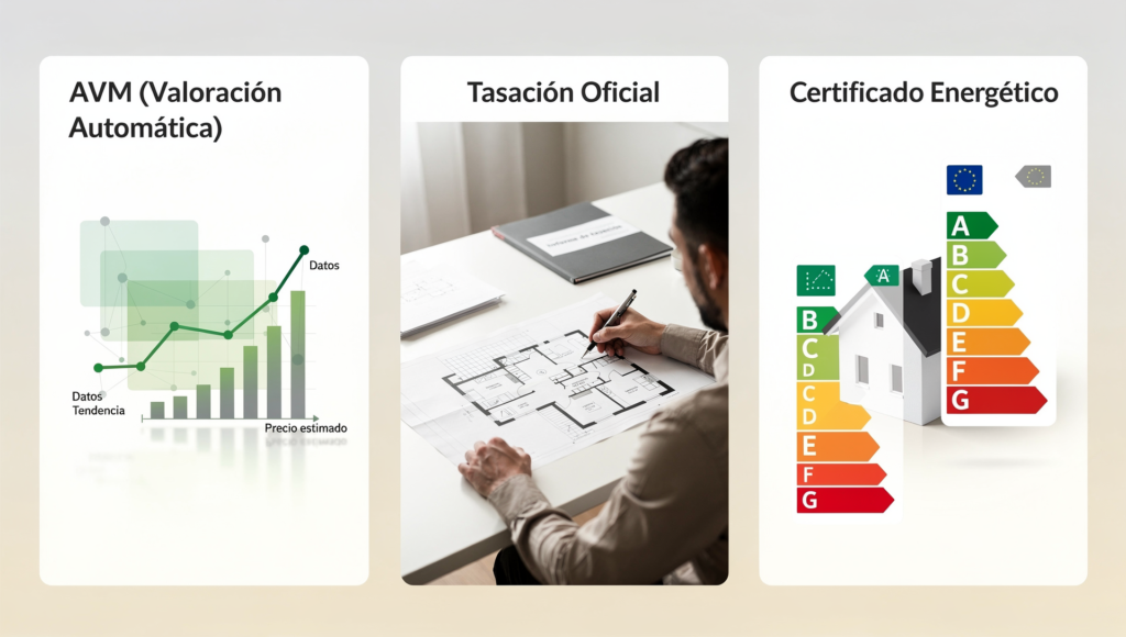 AVM, Tasación oficial y certificación energética - Mediciones, Valoraciones y Presupuestos